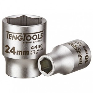 Nasadka nierdzewna 11mm z chwytem 1/2'' TengTools 16258-0203